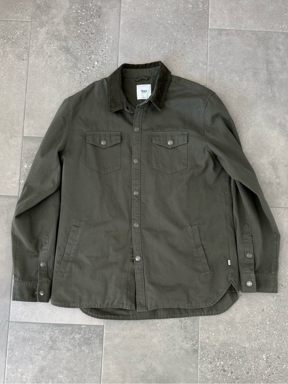 NWOT Katin Olive Green Lightweight Shirt Jacket